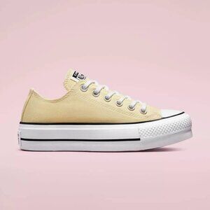 Converse Women's Chuck Taylor All Star Lift Sneakers in Lemon Drop/Egret…